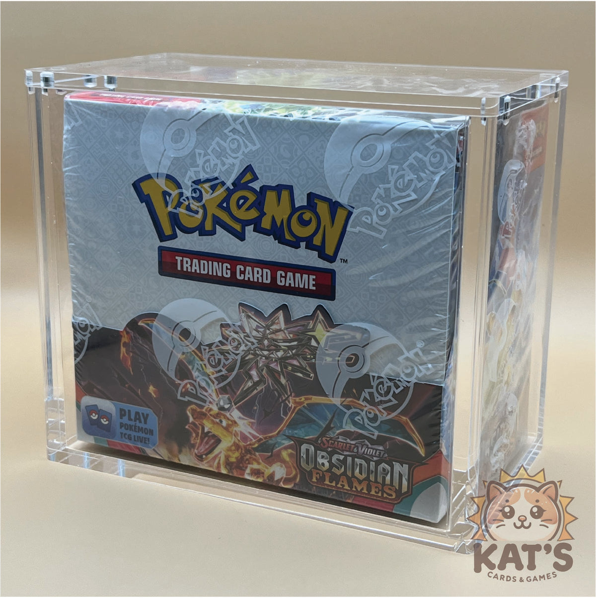 Acrylic Protective Case for Pokemon TCG Booster Boxes