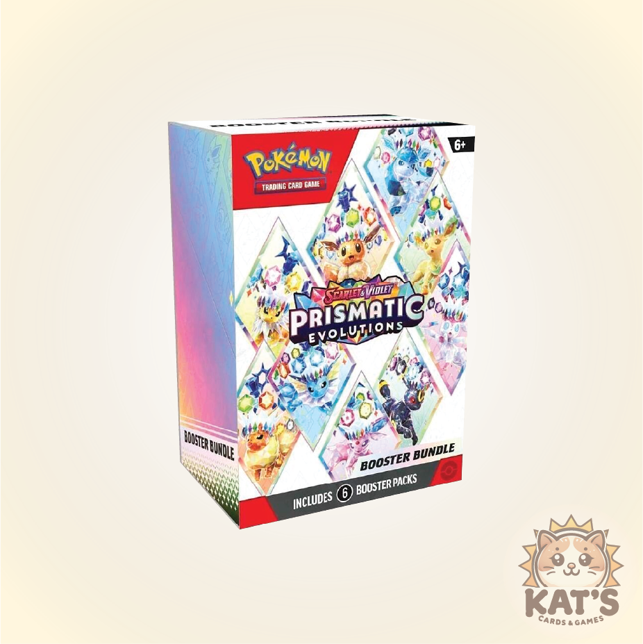 Scarlet & Violet Prismatic Evolutions Booster Bundle - 6 Booster Packs (SV8.5)
