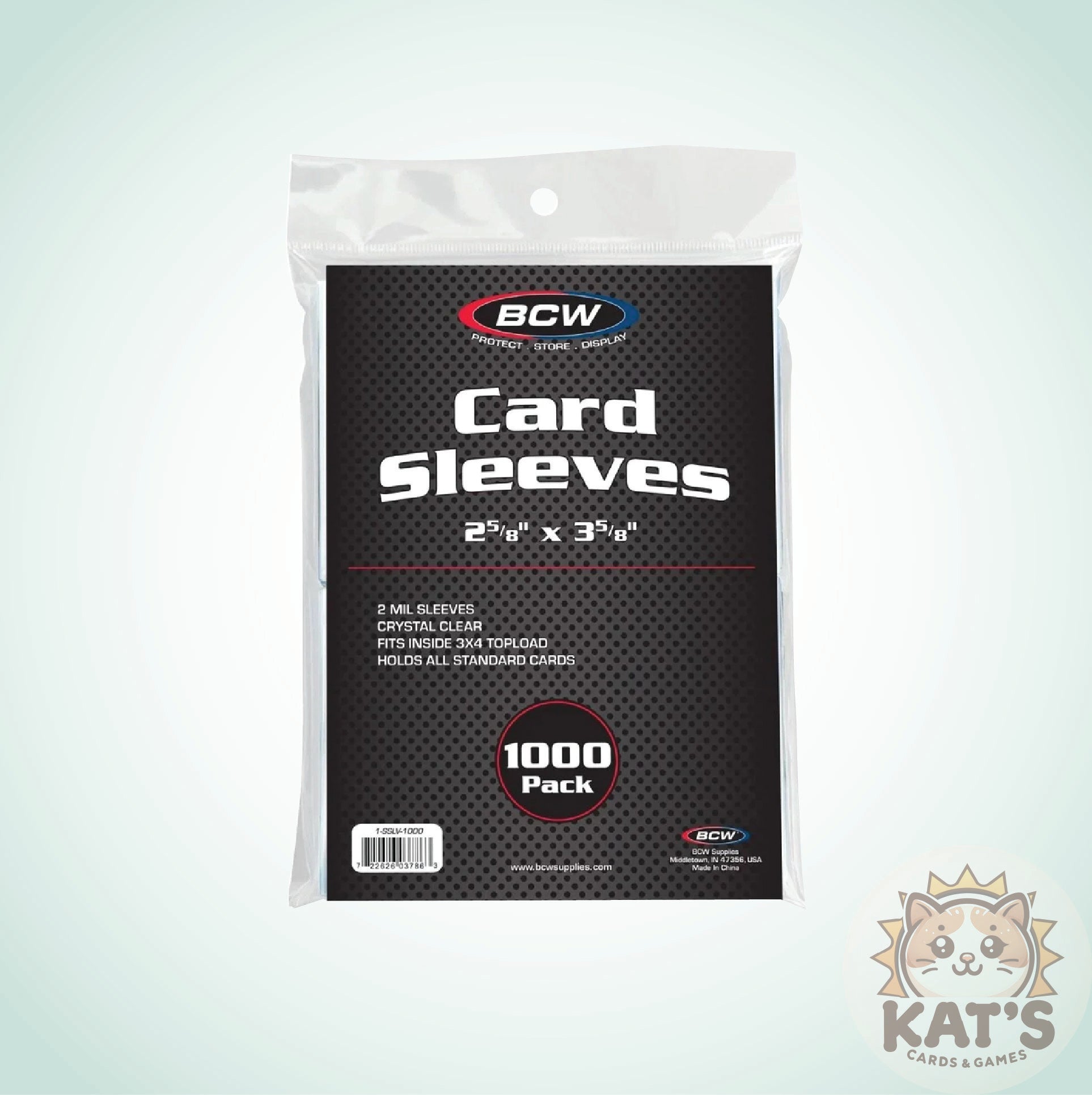 BCW Card Sleeves - Standard Penny Sleeves