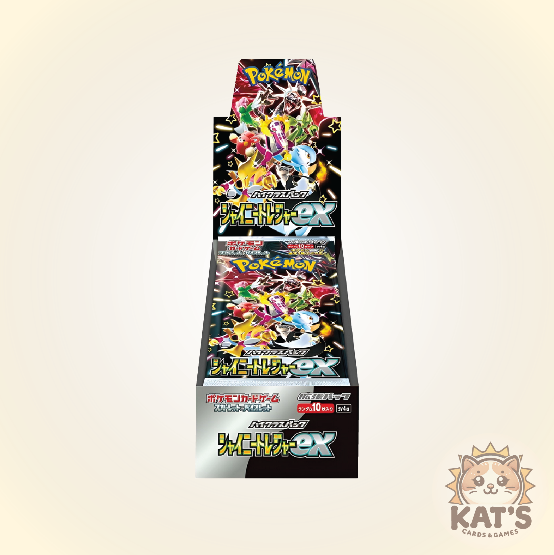 Japanese S&V - Shiny Treasures Booster Box (SV4a) - 10 Japanese Booster Packs