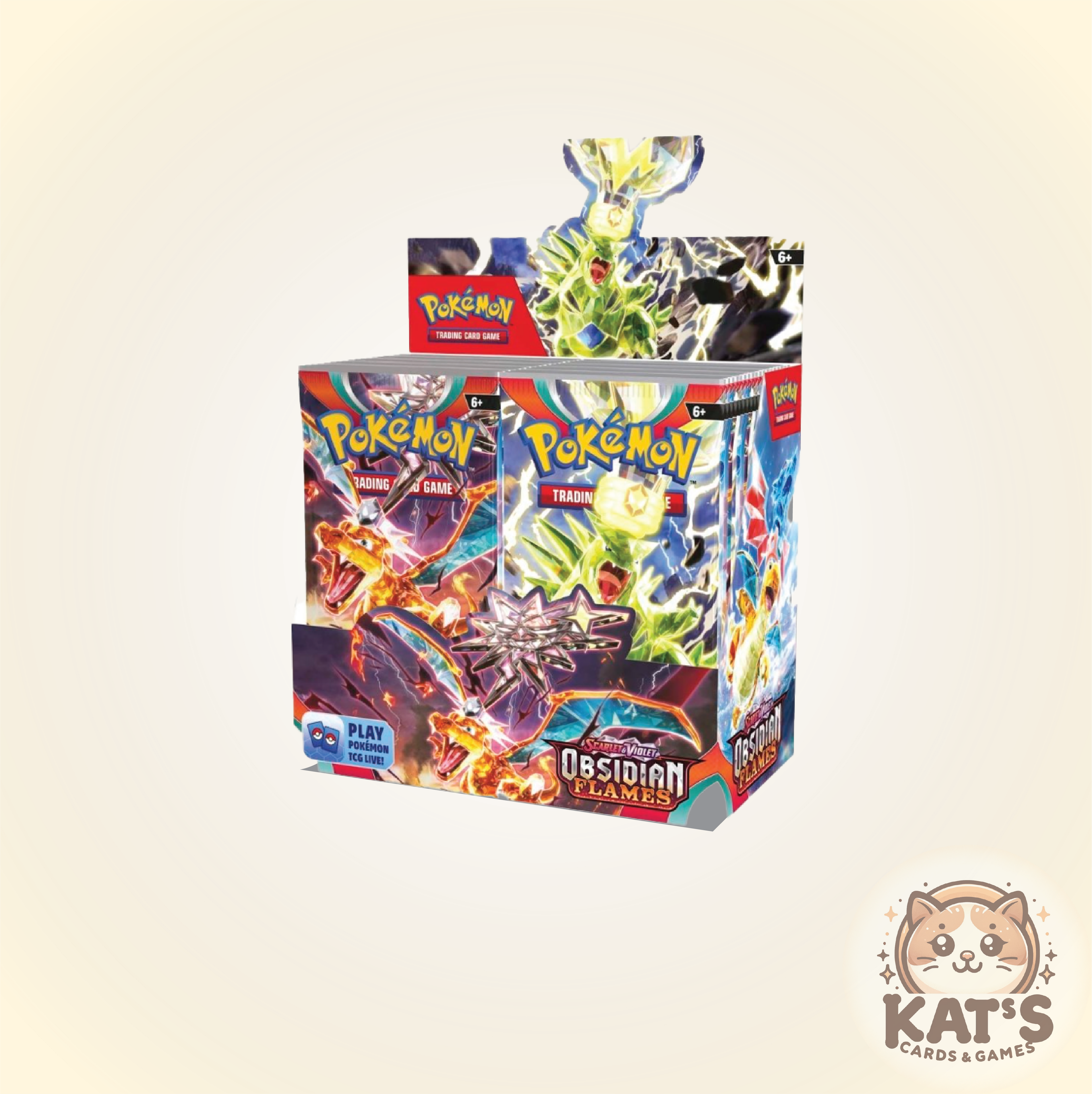 Scarlet and Violet - Obsidian Flames Booster Box (SV03) - 36 Packs Sealed