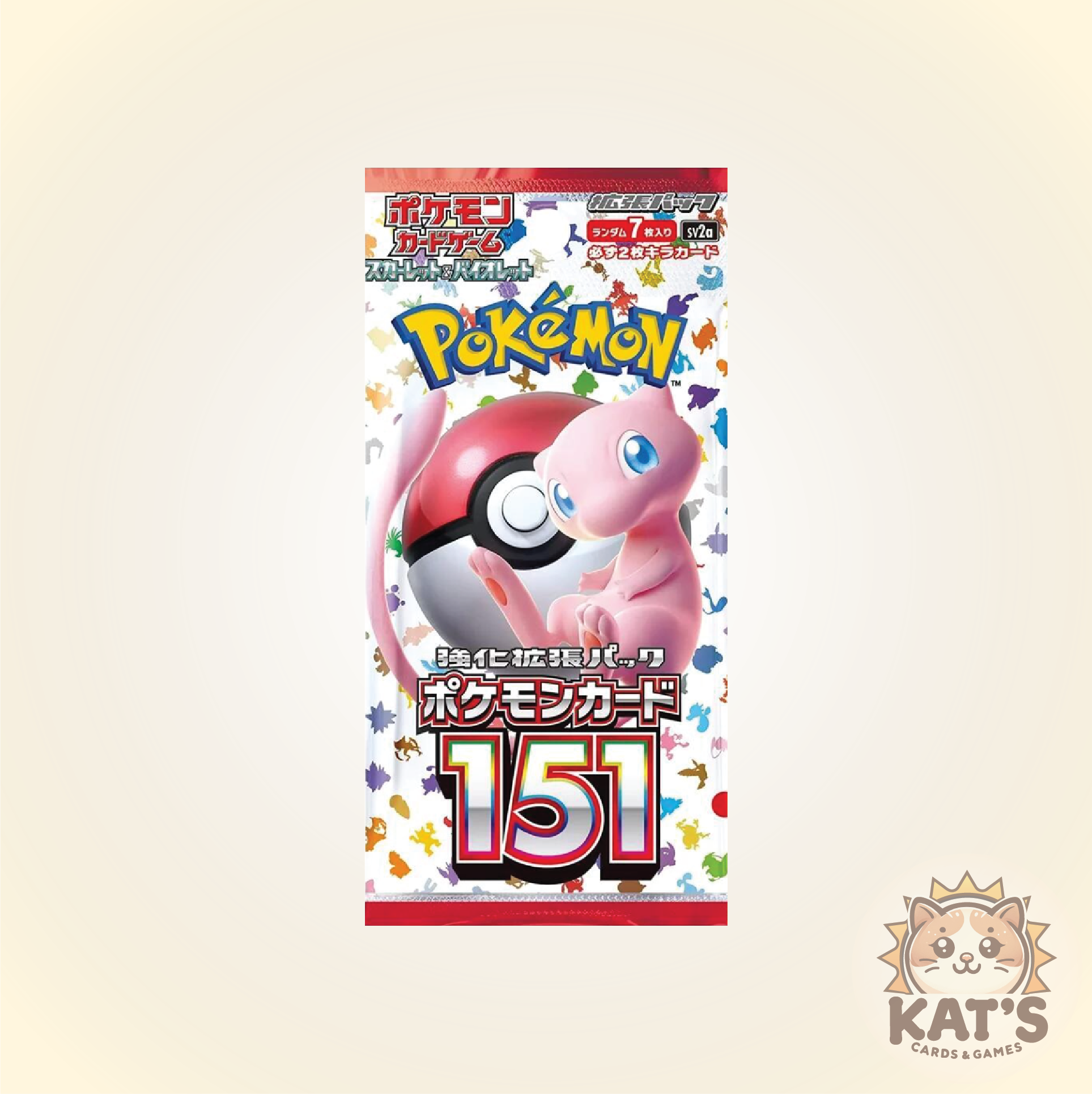 Japanese S&V - Japanese 151 Booster Pack (SV2a) - 1 Sealed Pack