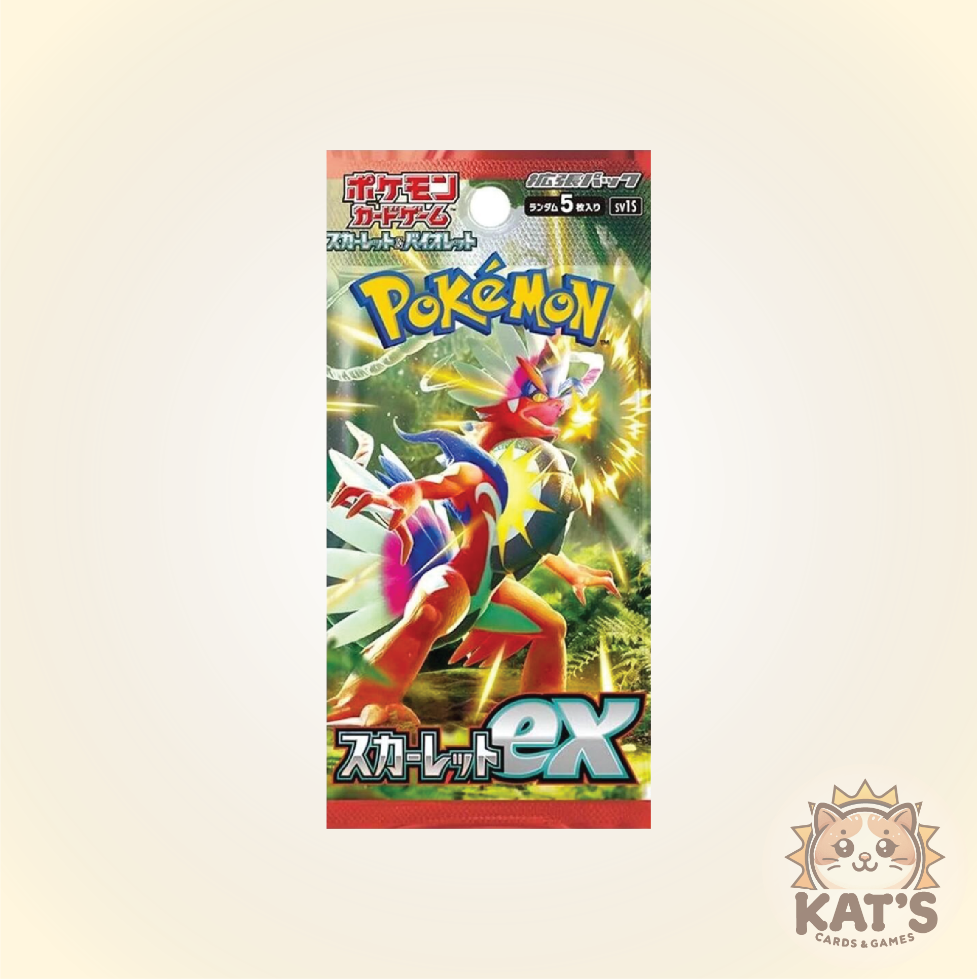 Japanese S&V - Scarlet ex Booster Pack (SV1S) - 1 Sealed Pack