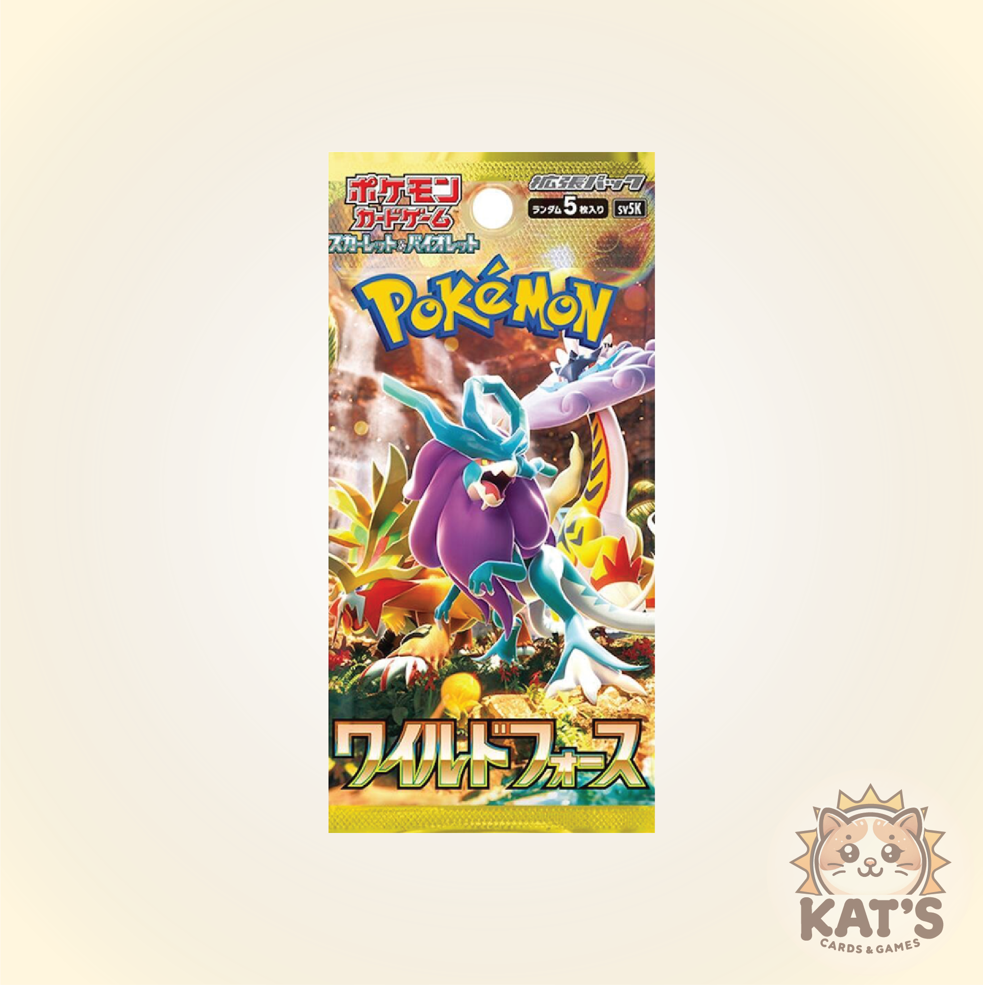 Japanese S&V - Wild Force Booster Pack (SV5K) - 1 Sealed Pack