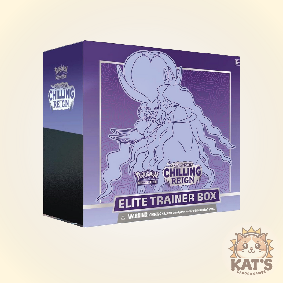 Sworld & Shield - Chilling Reign Elite Trainer Box - Shadow Rider Calyrex (SWSH06)