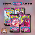 Fusion Strike Complete Pack Art Set Bundle (4-Pack)