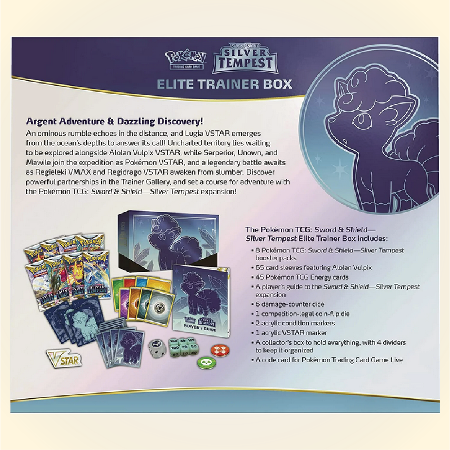 Sword & Shield - Silver Tempest Elite Trainer Box - (SWSH12)