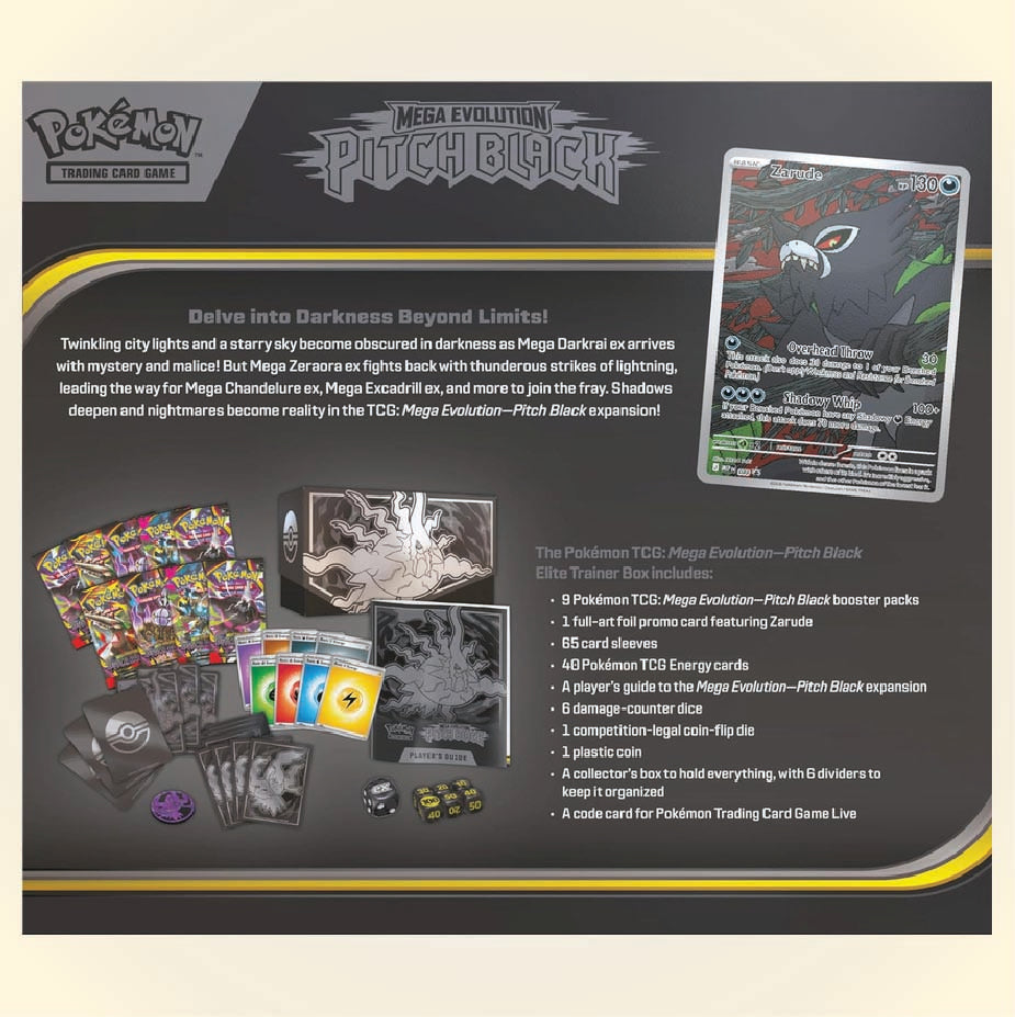 Mega Evolution - Pitch Black Elite Trainer Box - (ME05)