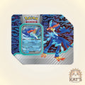 A Pokémon Trading Card Game display card featuring Quagslyr, shown against a light beige background with a 'Kat's Cards & Games' logo in the bottom right corner.