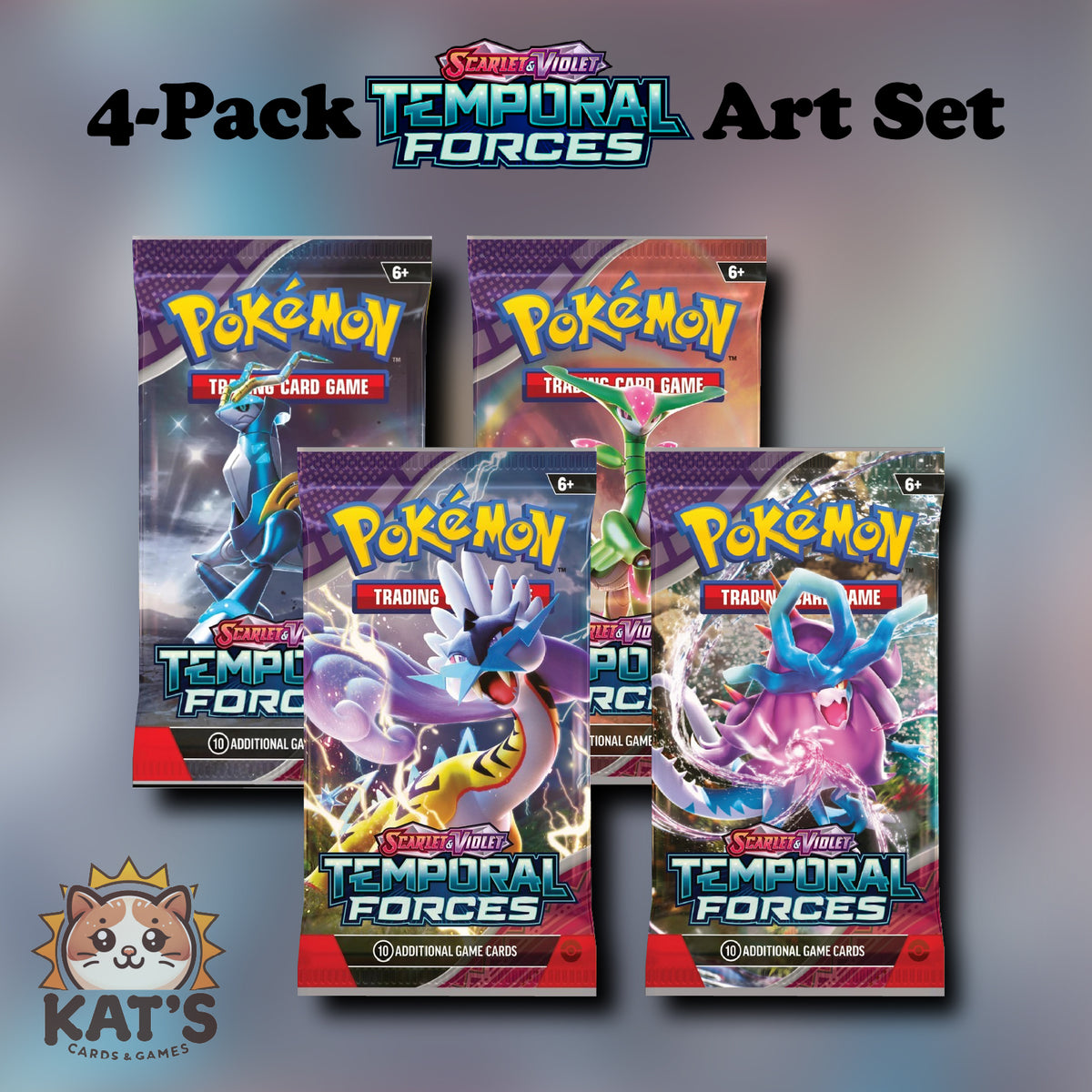 Temporal Forces Complete Pack Art Set Bundle (4-Pack)