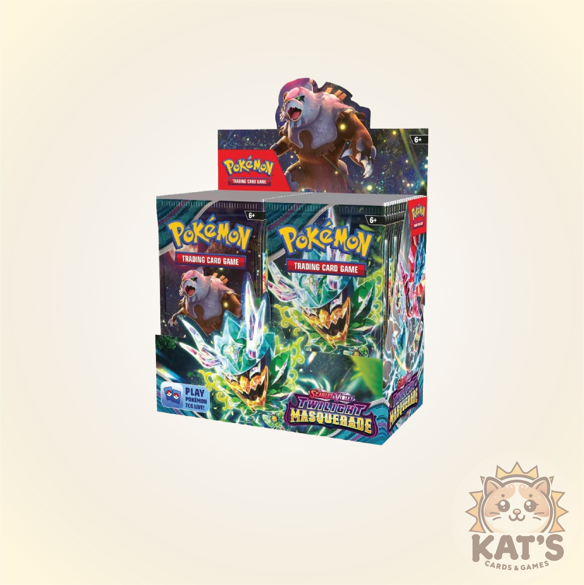 Scarlet and Violet - Twilight Masquerade Booster Box (SV06) - 36 Packs Sealed